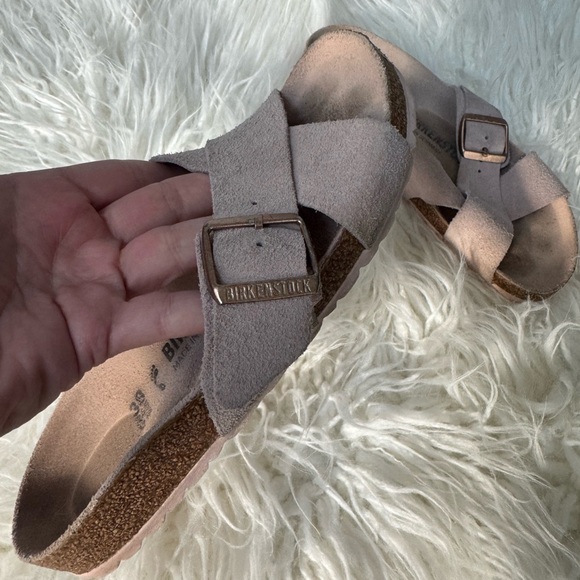 Birkenstock Rose Suede Sandals Size 7 - Picture 2 of 3